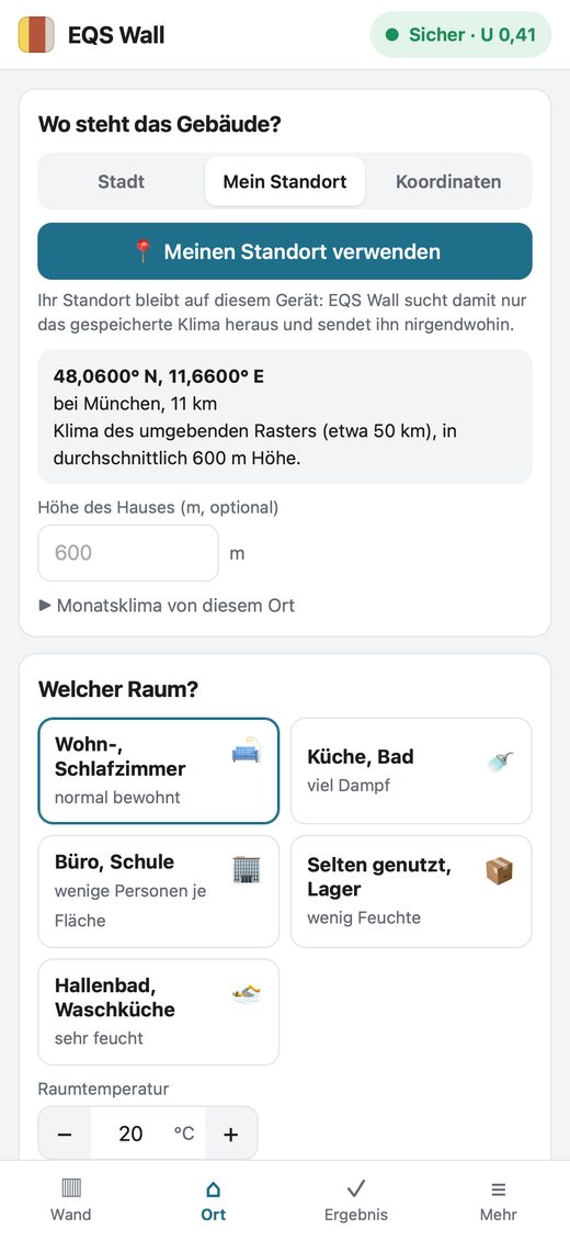 Ihr Ort und Ihr Raum