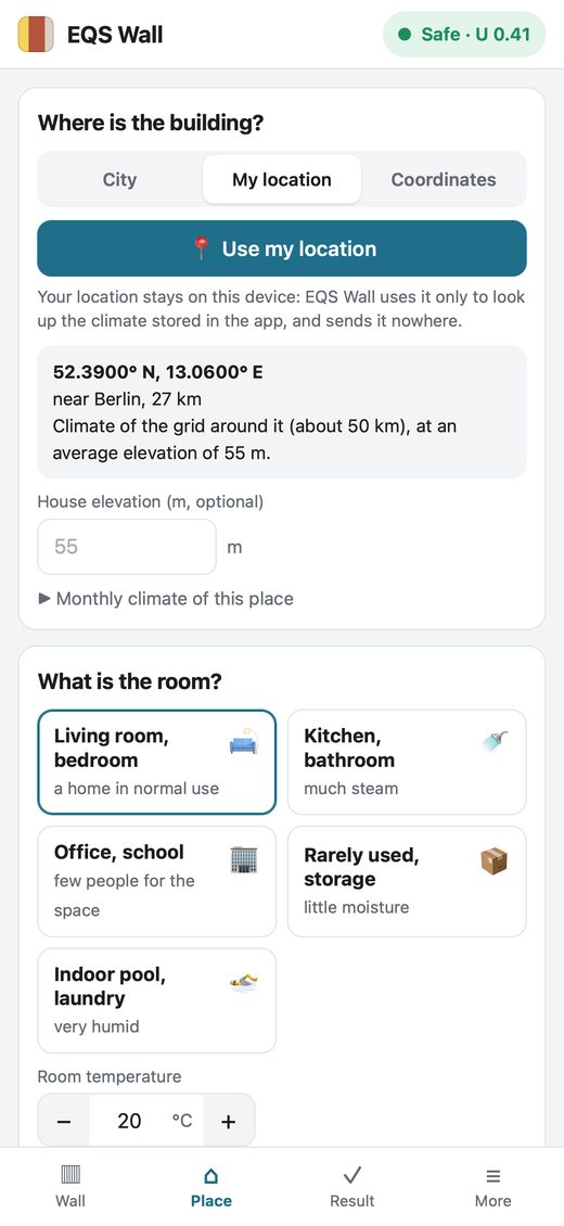 Your place and your room