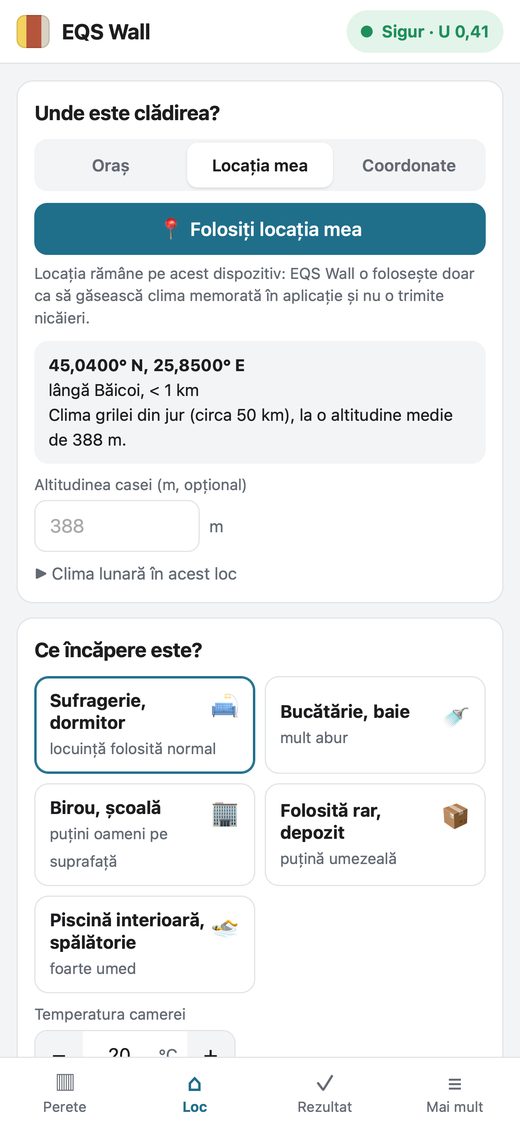 Locul și camera